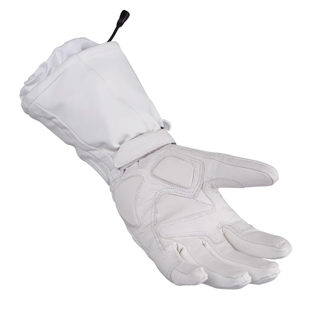 Women’s Heated Ski and Moto Gloves Glovii GS6 - White