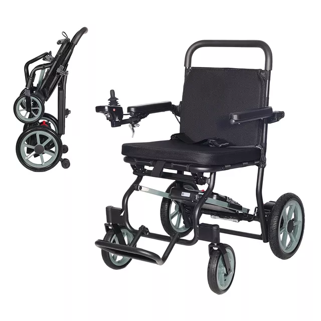 Elektrický odlehčený invalidní vozík inSPORTline Zauney