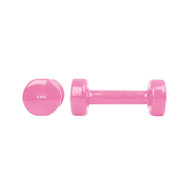 Vinyl Dumbbell Set inSPORTline Smoothbell 2 x 0.5 kg