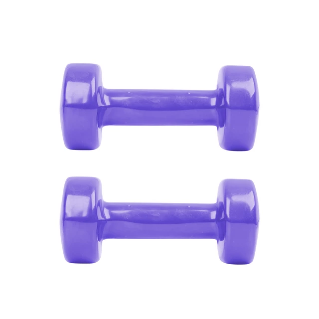 Vinyl Dumbbell Set inSPORTline Smoothbell 2 x 1 kg