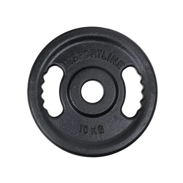 Żeliwne obciążenie talerz do sztangi 50 mm inSPORTline Castblack OL 10 kg 50 mm