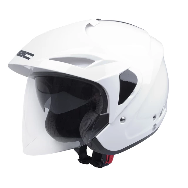 Kask motocyklowy otwarty W-TEC NK-629 skuter + BLENDA - Biały