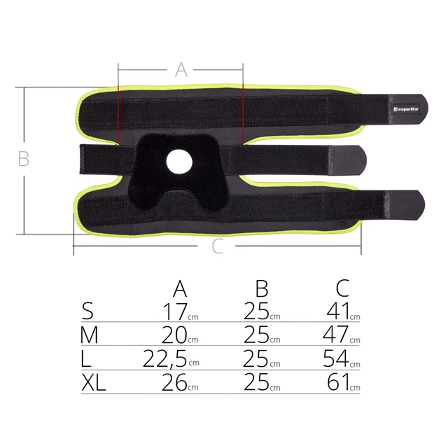 Orteza stawu kolanowego stabilizator bambusowy inSPORTline