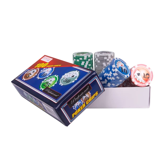 Žetony na poker Spartan Professional Poker Chips 100