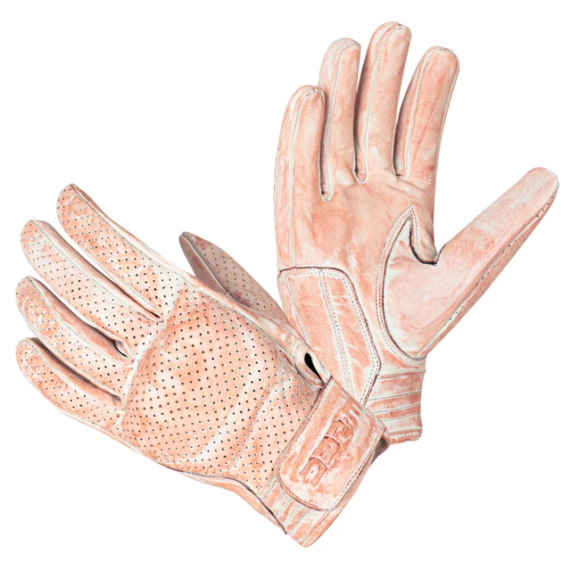 Motorcycle Gloves W-TEC Modko - dirty - Brick Red-White