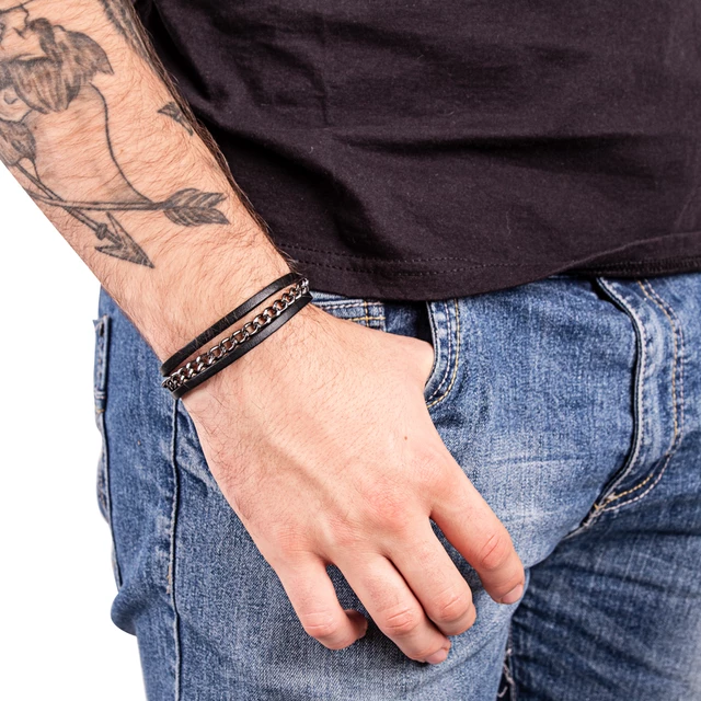 Leather Bracelet W-TEC Cregnesh