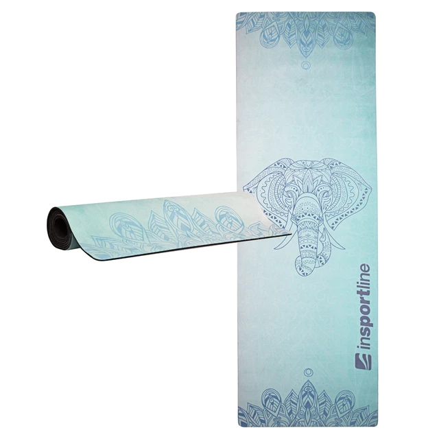 Yoga Mat inSPORTline Sunshine - Grey - Blue