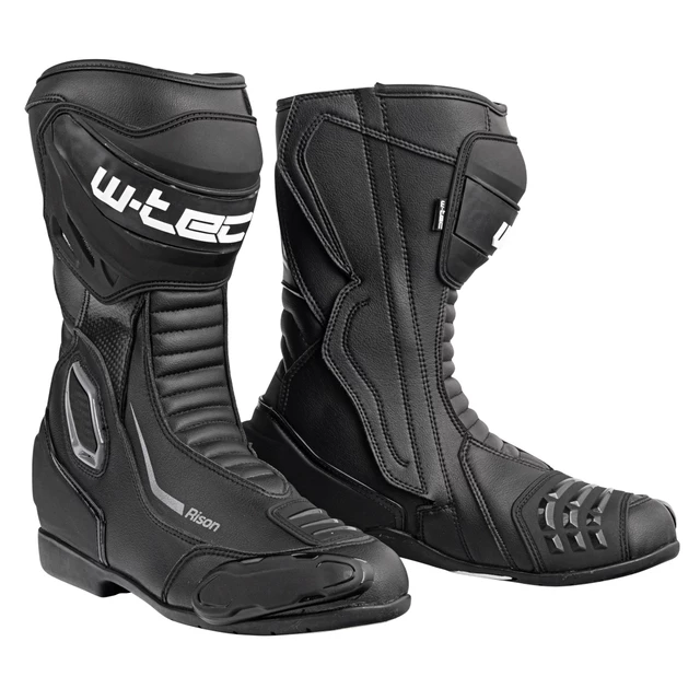 Men’s Motorcycle Boots W-TEC Rison - Black - Black