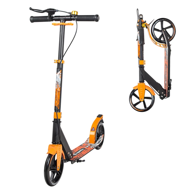 Scooter inSPORTline Fricola - Black-Orange