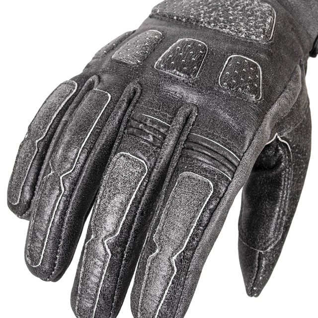 W-TEC Whacker Leder-Motorradhandschuhe