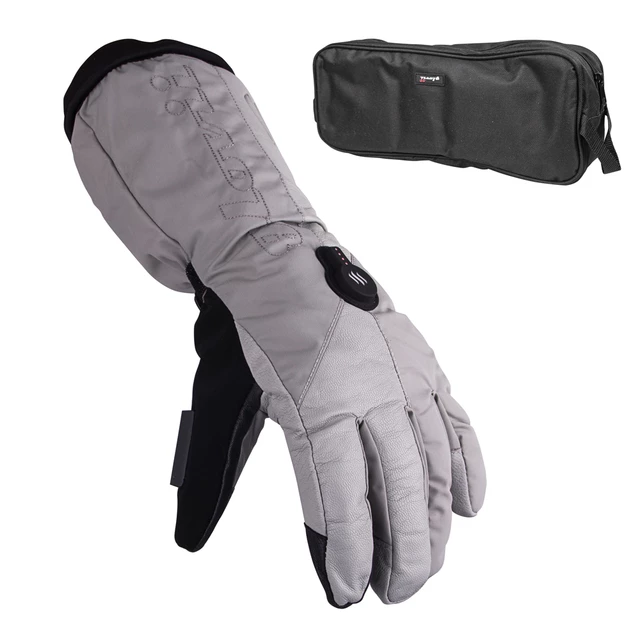 Heated Ski/Motorcycle Gloves Glovii GS8 - Grey, L - Grey