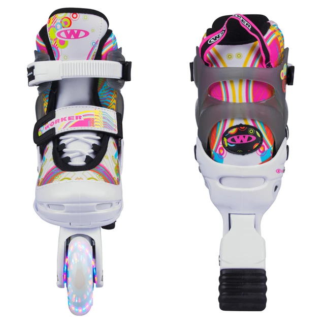 Rollerblades WORKER Picola LED – with Light-Up Wheels - XS 26-29