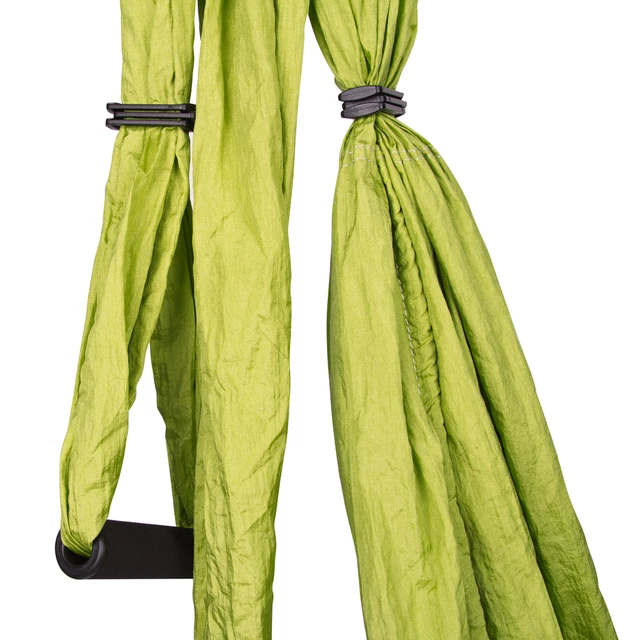Йога хамак inSPORTline Hemmok в зелен цвят с държачи и въжета
