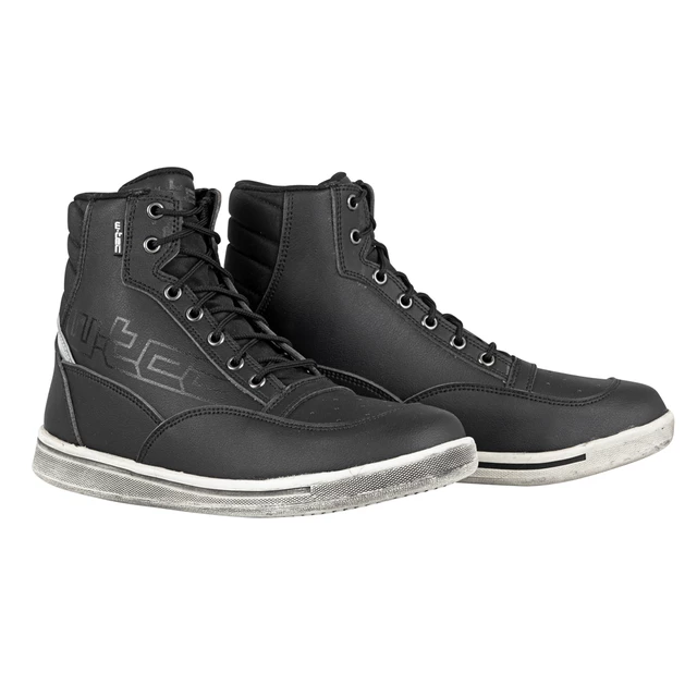 Motorcycle Shoes W-TEC Culabus - Black-Fluo - Black-Grey