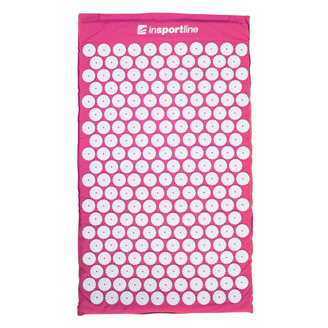 Acupressure Mat inSPORTline AKU-500 75 x 44 cm - Pink