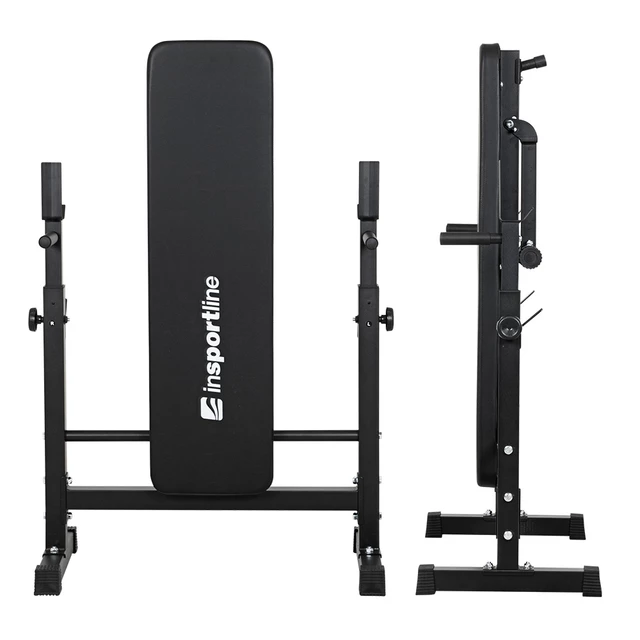 Plate-Loaded Dumbbell Set w/ Bench inSPORTline CEM 180 + 40 cm/30 mm 75 kg