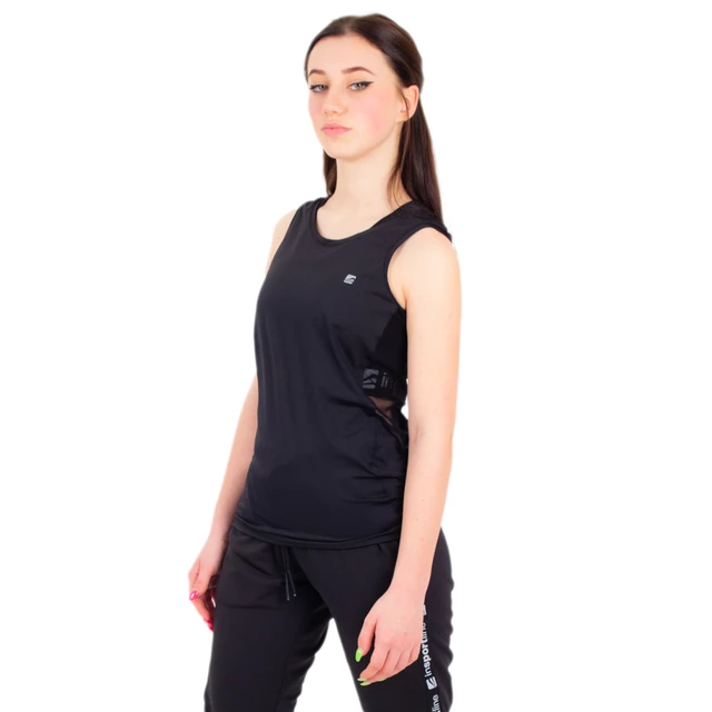 inSPORTline Meshtop-Tanktop für Damen - schwarz