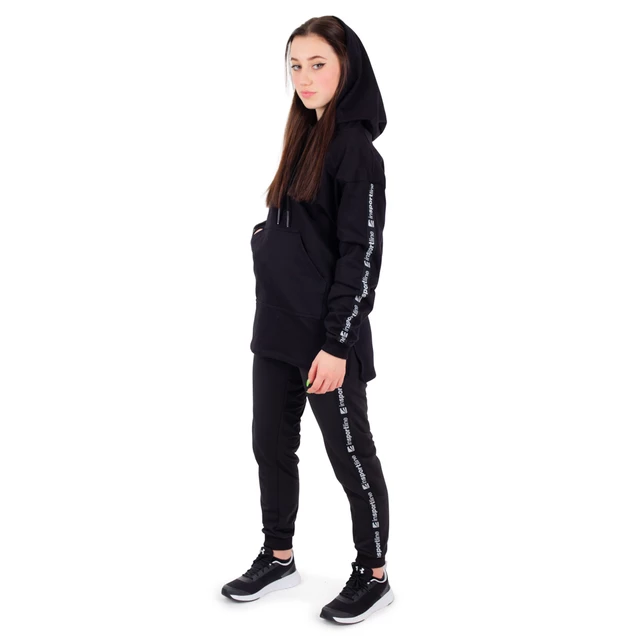 Női kapucnis felső inSPORTline Overhoodie - fekete