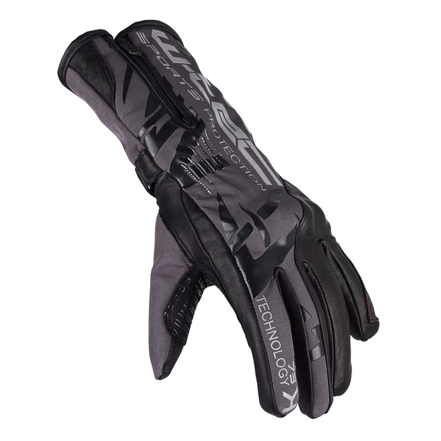Motorcycle Gloves W-TEC Kaltman - XXL - Black-Grey