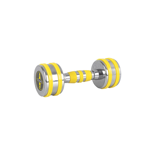 Chrome Dumbbell inSPORTline Yellsteel 4 kg