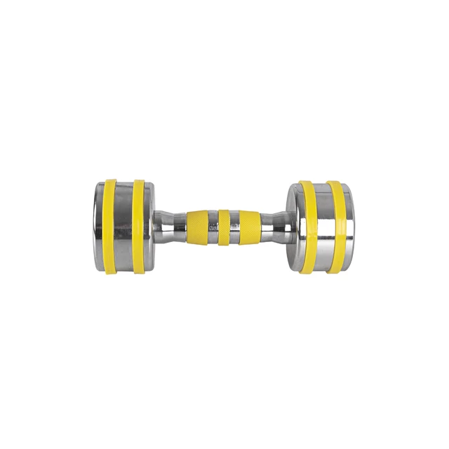 Chrome Dumbbell inSPORTline Yellsteel 3 kg