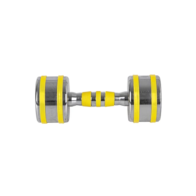 Chrome Dumbbell inSPORTline Yellsteel 6 kg