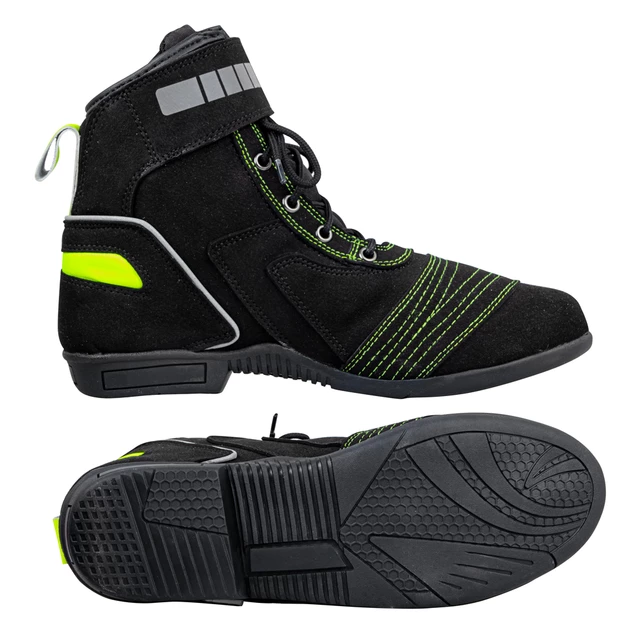 Motorcycle Boots W-TEC Sixtreet - Black-Grey