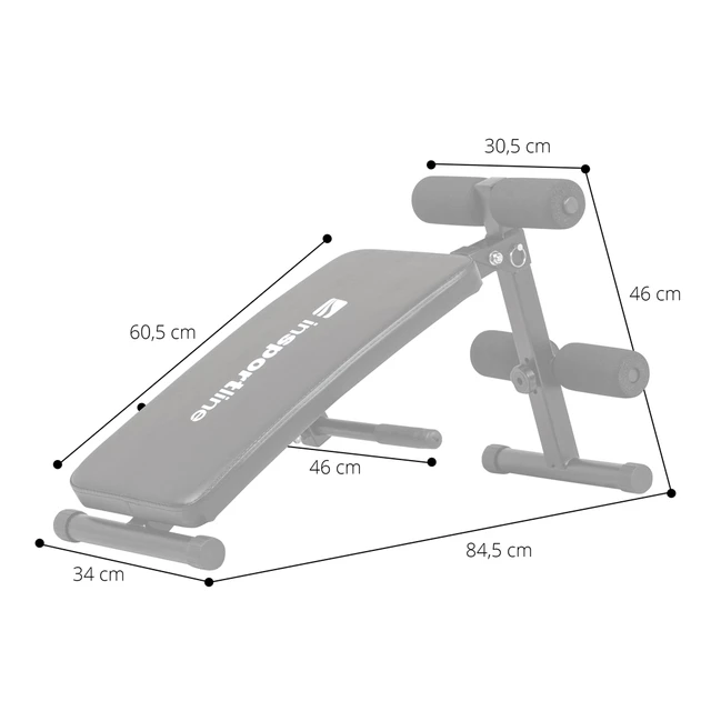 inSPORTline ABD050 Geneigte Hantelbank