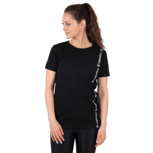 Damen T-Shirt inSPORTline Sidestrap Woman - schwarz