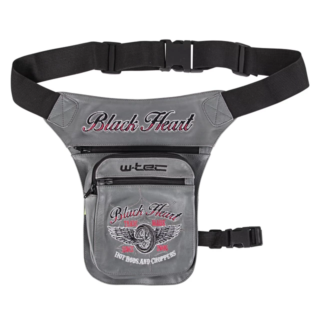 Motorcycle Thigh Bag W-TEC Black Heart Relicto