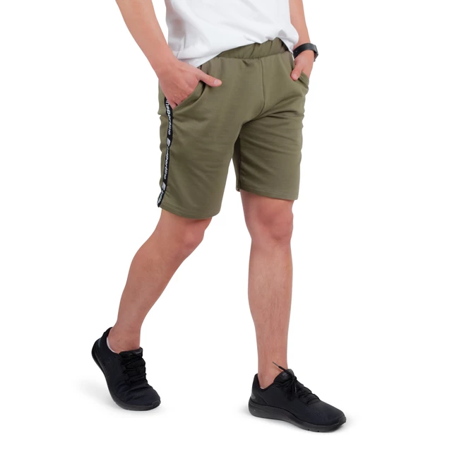 Pánské teplákové kraťasy inSPORTline Easystrap - khaki