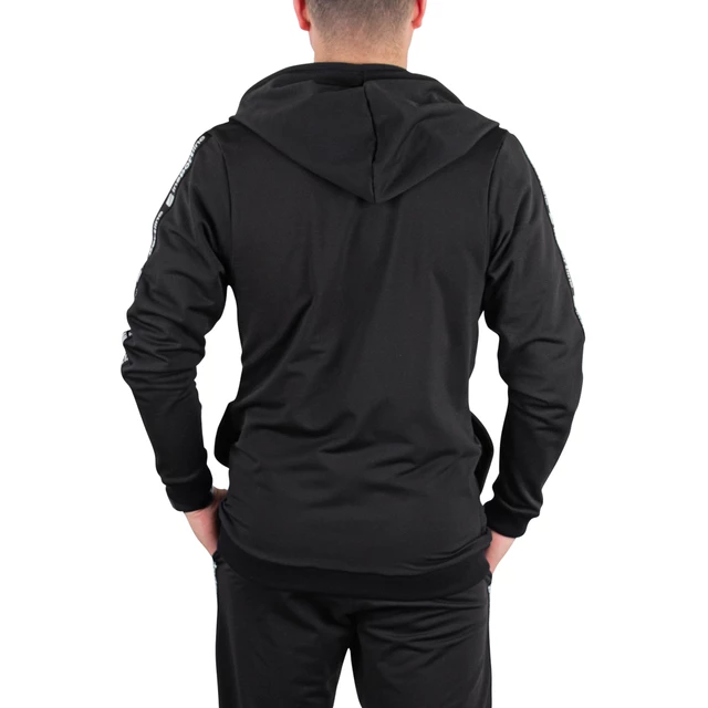 Herren Trainingsjacke inSPORTline Comfyhoodie Man - schwarz