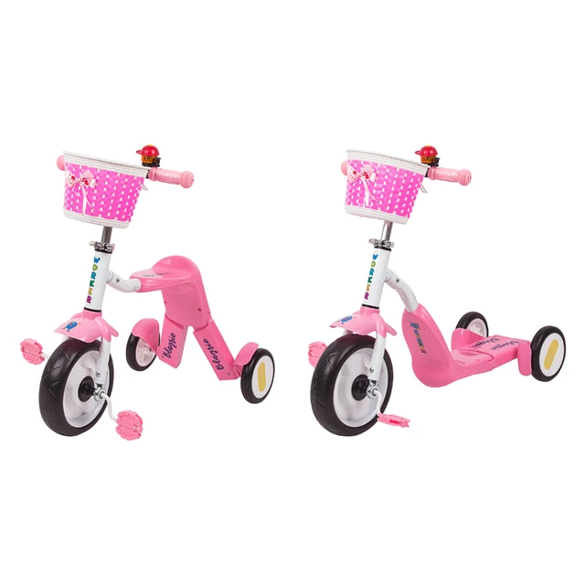 Tri-Scooter 2-in-1 WORKER Blagrie - Pink