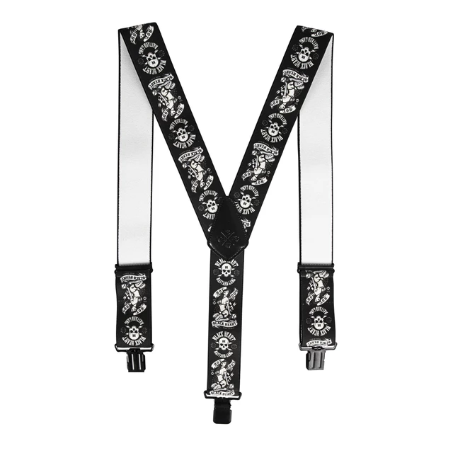 Suspenders Black Heart Lola