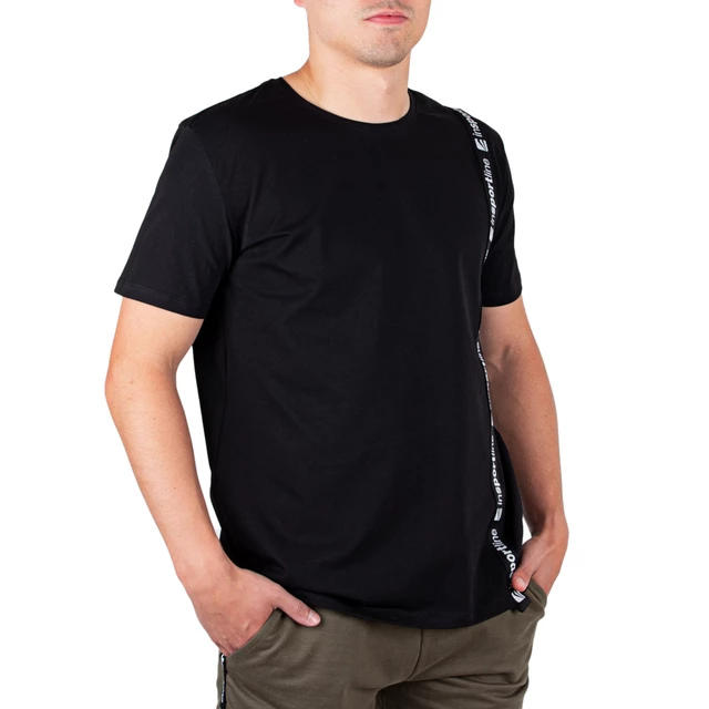 Men’s T-Shirt inSPORTline Sidestrap Man - Black