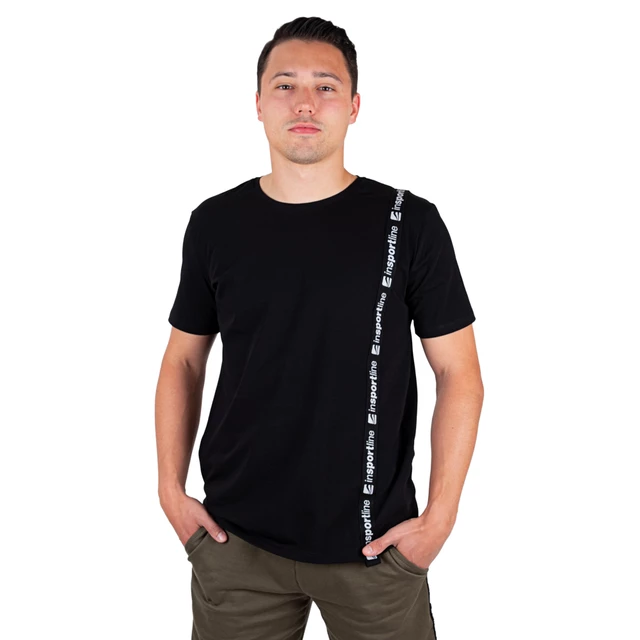 Men’s T-Shirt inSPORTline Sidestrap Man - Black