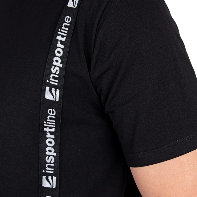 Koszulka T-shirt męski inSPORTline Sidestrap Man - Czarny