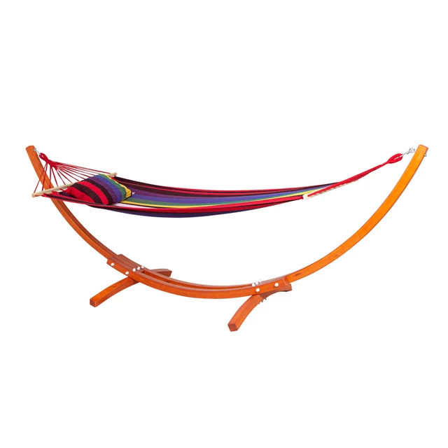 Hammock Set w/ Wooden Stand inSPORTline Woodleaf