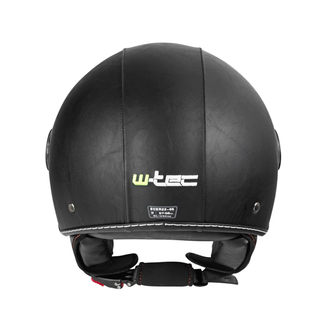 Kask motocyklowy na skuter W-TEC FS-701LB Leather Black