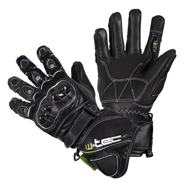 Motorcycle Gloves W-TEC Supreme EVO - Black