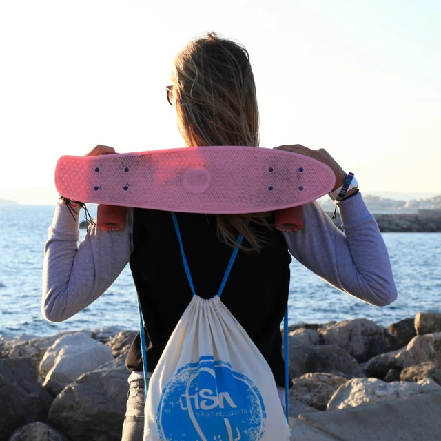 Penny Board Fish Classic 22” - Orange/White/Blue