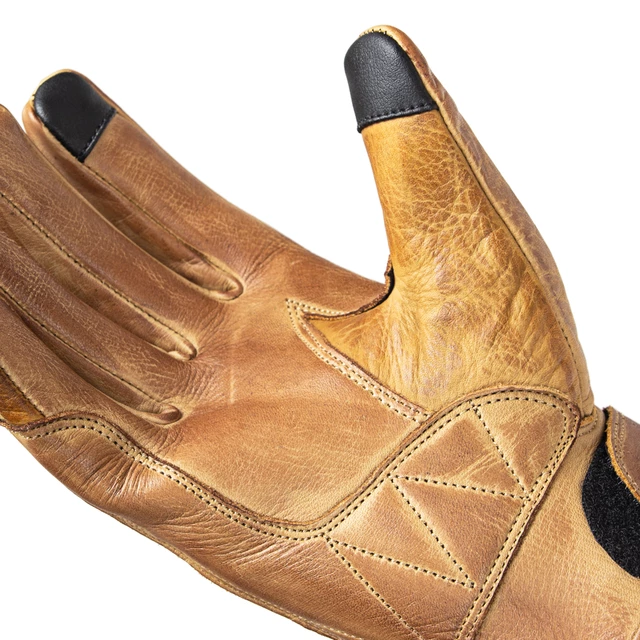 Leather Motorcycle Gloves B-STAR Chatanna - Vintage Brown