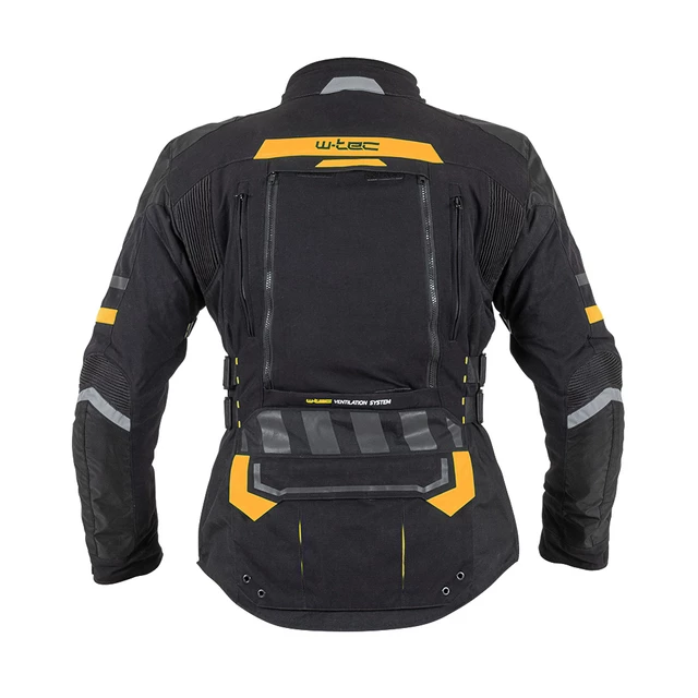 W-TEC Aircross Motorradjacke - schwarz-fluo gelb