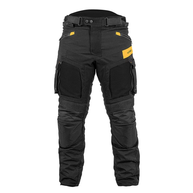 W-TEC Aircross Motorradhosen - Schwarz - Gold