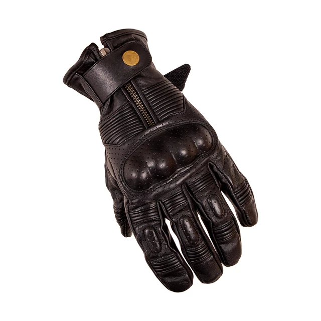 Summer Leather Motorcycle Gloves B-STAR Prelog - Black