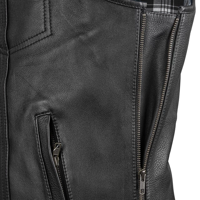 Leather Motorcycle Vest W-TEC Losango