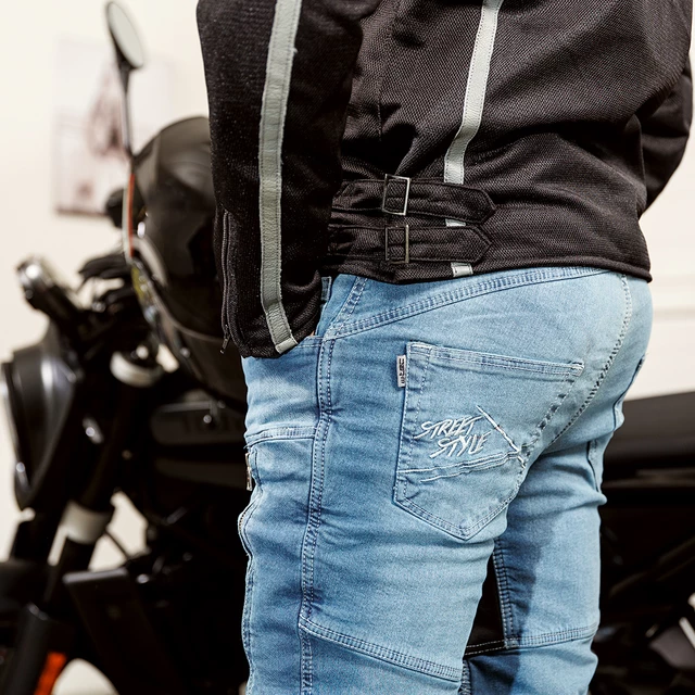 Pánské moto jeansy W-TEC Grandus EVO - 2.jakost