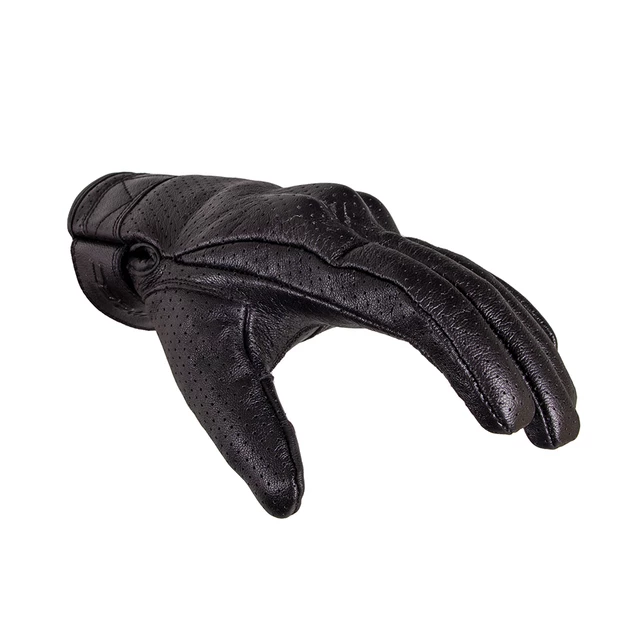 Usnjene poletne moto rokavice W-TEC Boldsum - črna