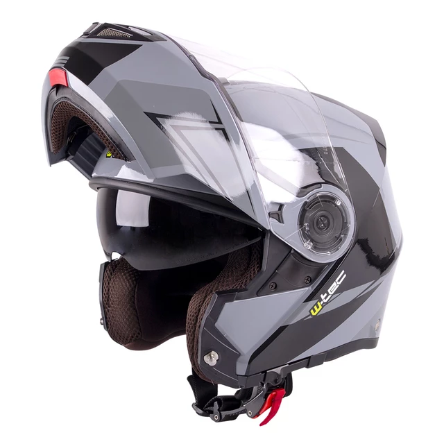 Klappbarer Motorradhelm W-TEC V270 - schwarz-grün