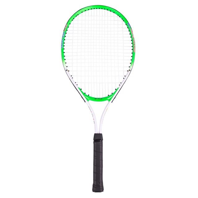 Der Kinder-Tennisschläger Spartan Alu 64 cm - weiß-orange - weiß-grün